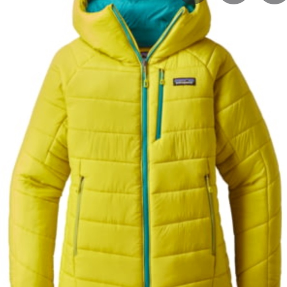 Patagonia Hyper Coat: Yellow: XS